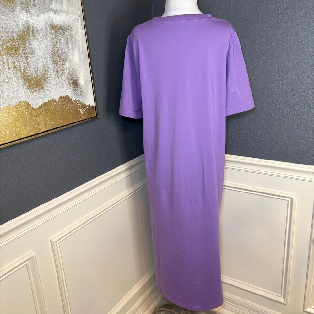 COS Oversized Midi Jersey T-Shirt Dress - Picture 7 of 10